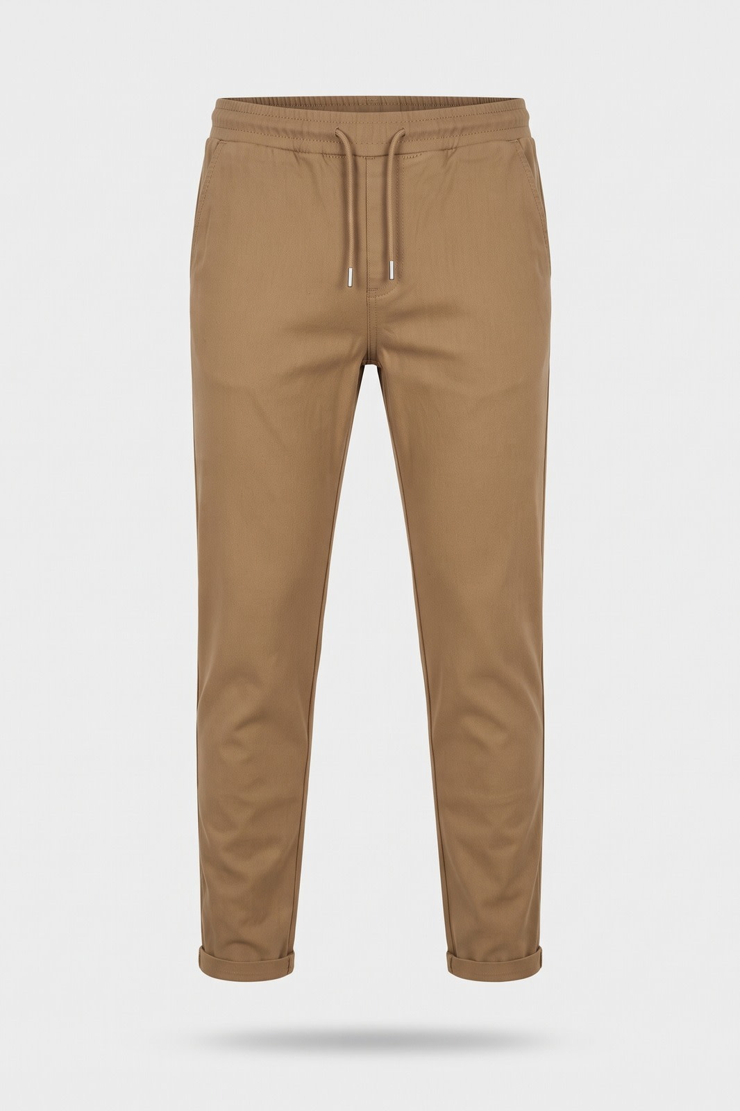 Herren Chinohose | Schmale Passform — Khaki — Packshot