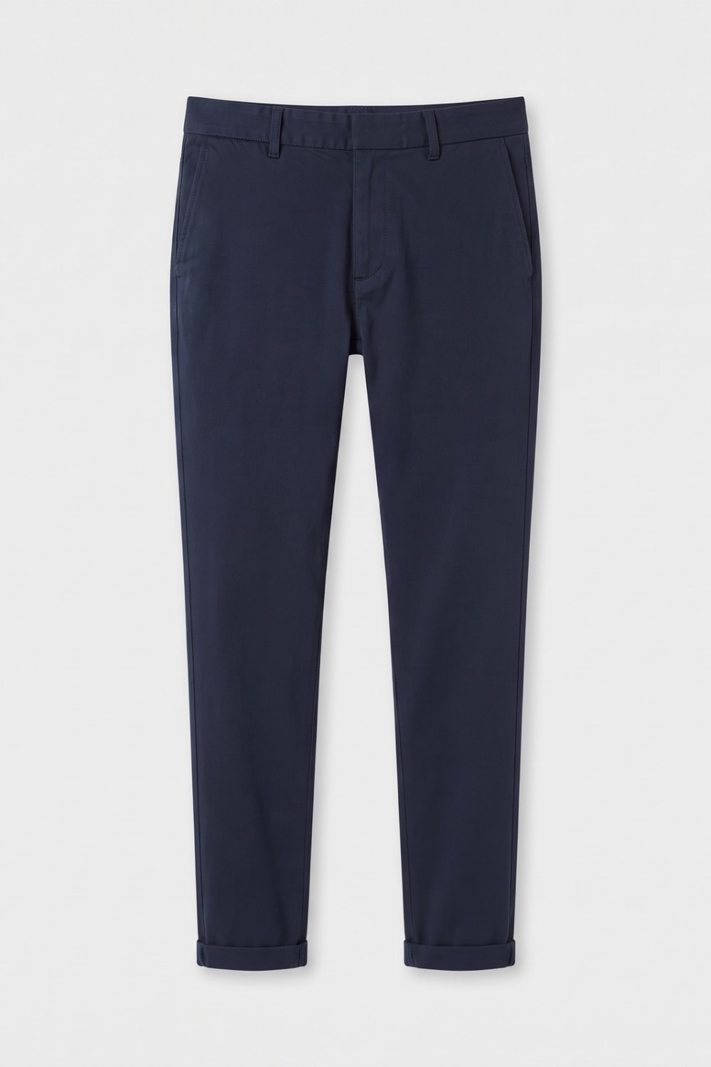 Herren Chinohose | Schmale Passform — Marineblau — Produktansicht