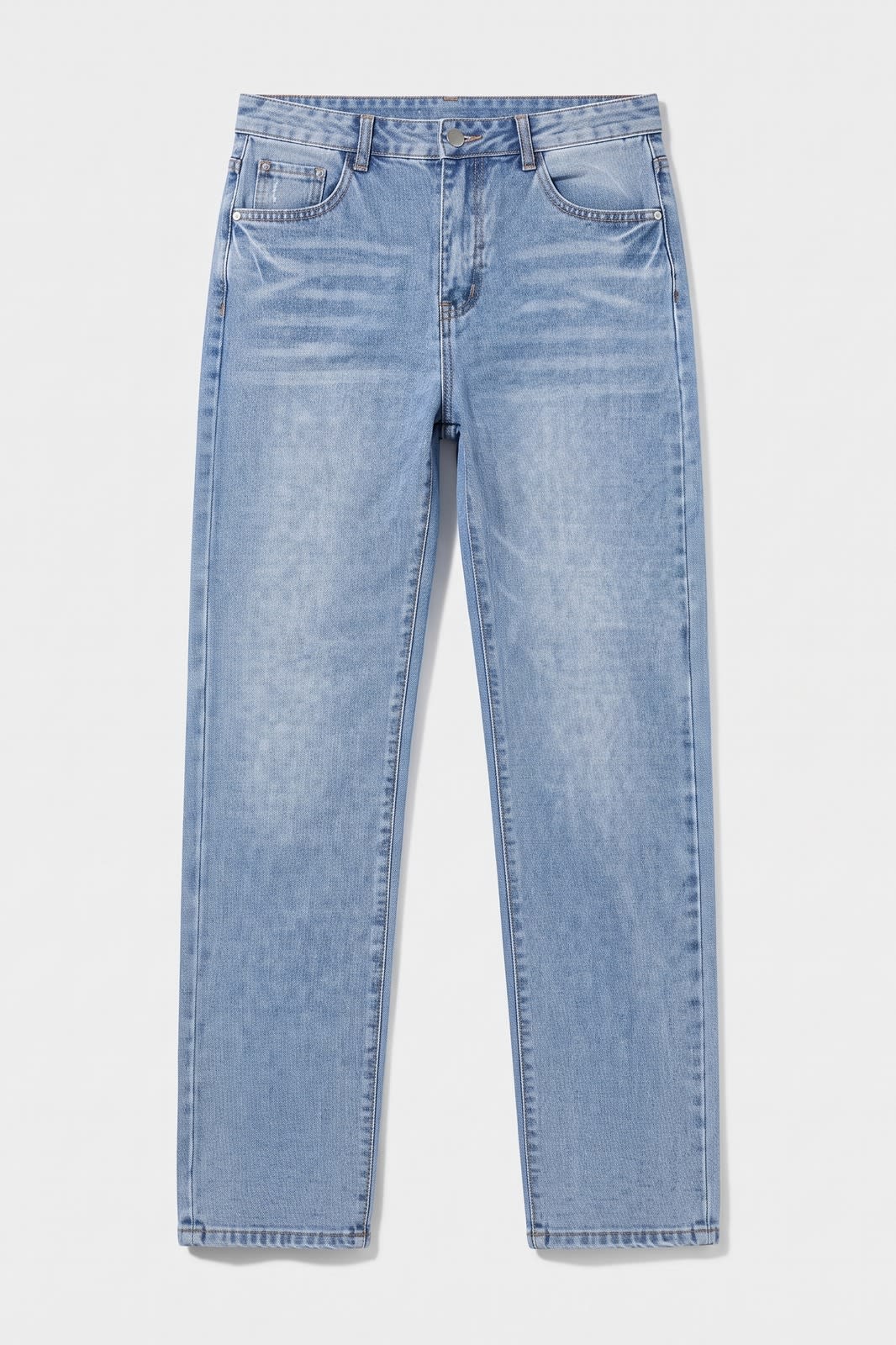 Herren Baggy Jeans | Gerades Bein — Hellblau — Packshot
