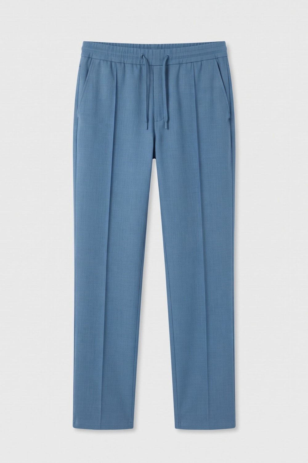 Herrenhose Gerade | Mit Kordelzug — Dunkelblau — Produktansicht
