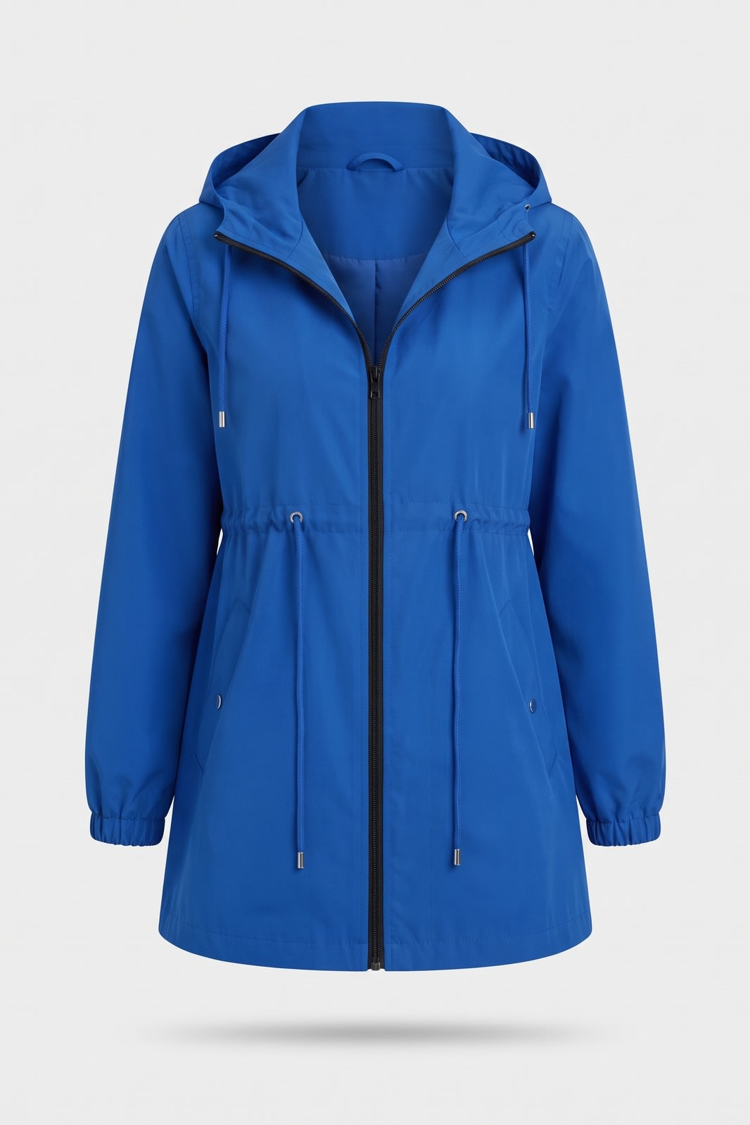 Damen Leichter Parka mit Kapuze | Casual — Blau — Packshot