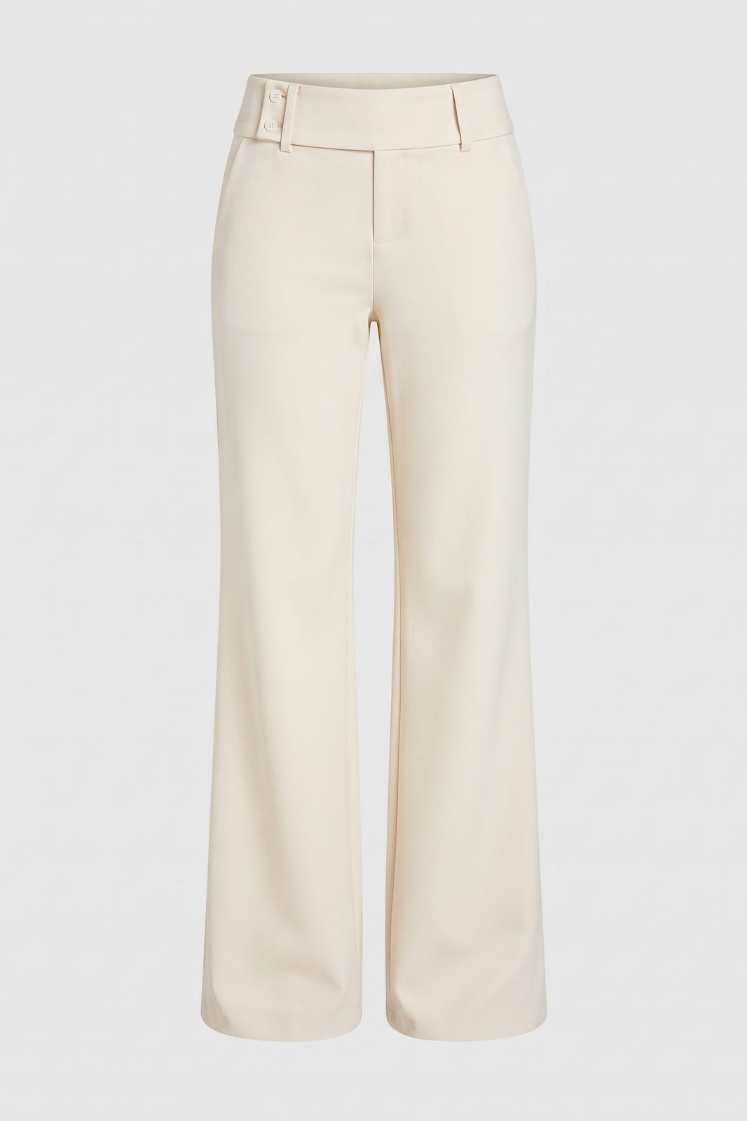 Damen Elegante Anzughose | Flare-Bein — Beige — Packshot