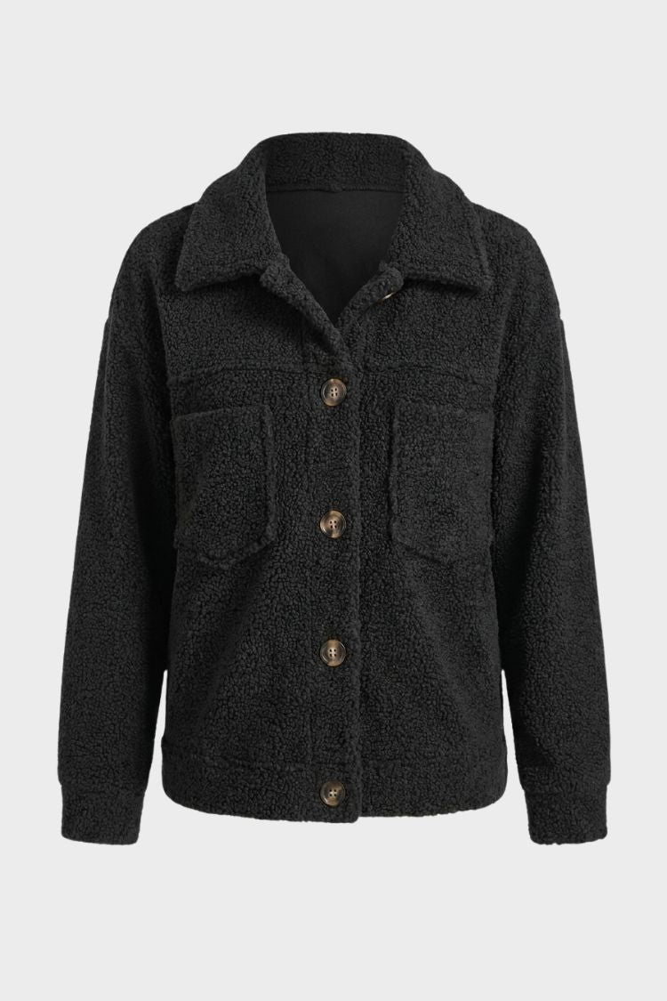 Damen Oversized Jacke | Casual — Black