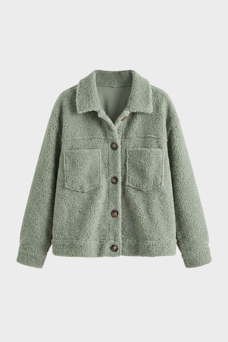 Damen Oversized Jacke | Casual — Green