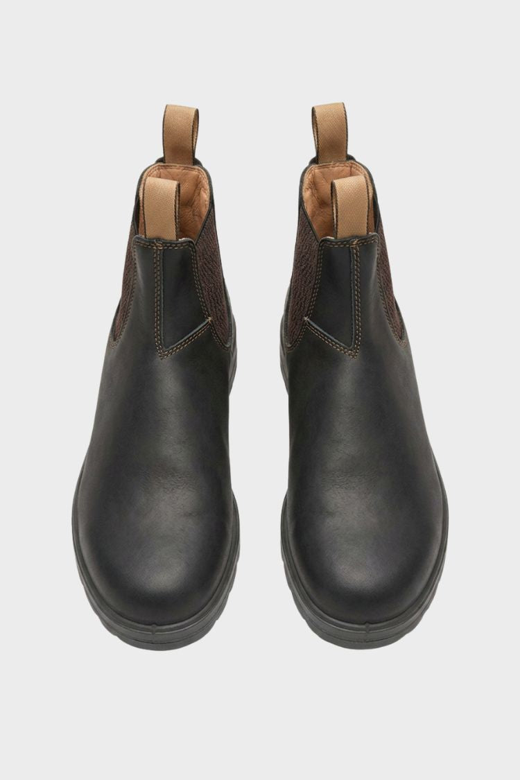 Herren Chelsea Boots mit Seiteneinsätzen und runder Zehenpartie – 7