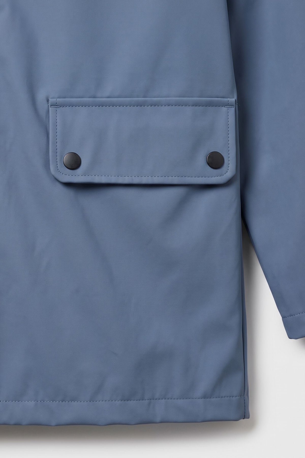 Damen Regenjacke mit Kapuze und Klappentaschen, gerader Schnitt – 2