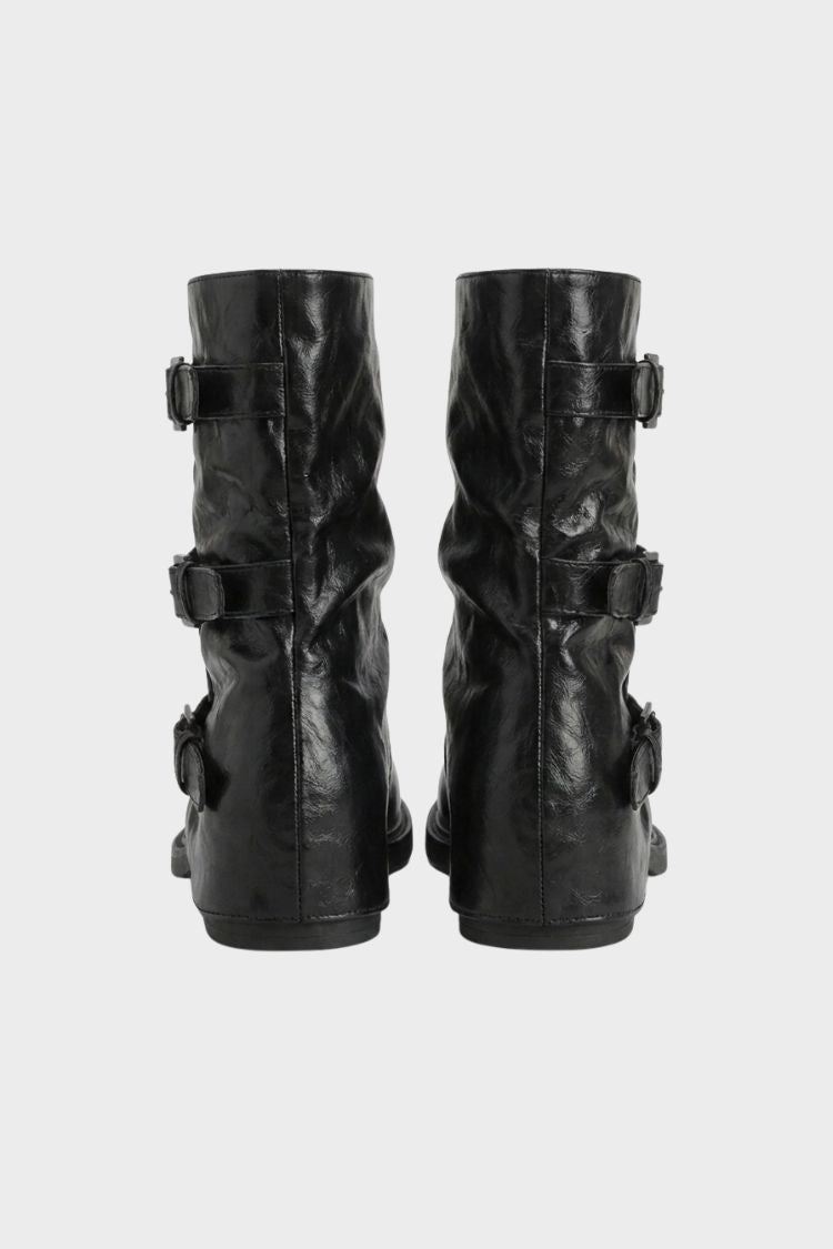 Damen Blockabsatz Stiefeletten | Schnallen
