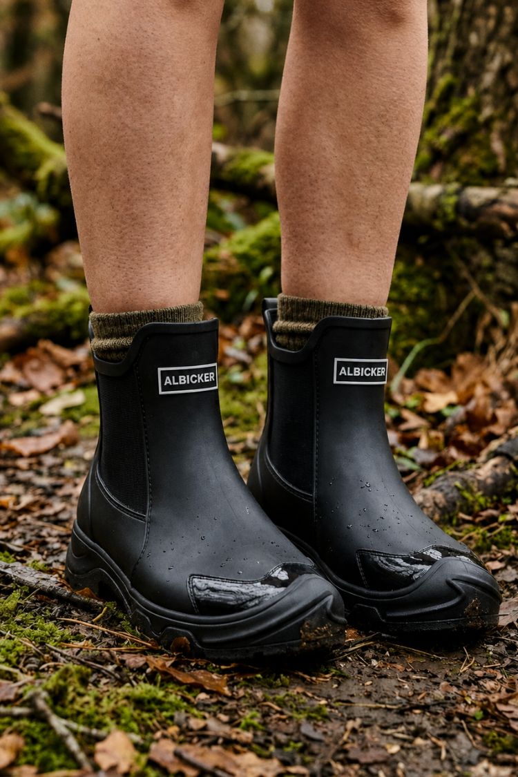 Herren Chelsea-Boot mit runder Zehenkappe und Profilsohle – 7