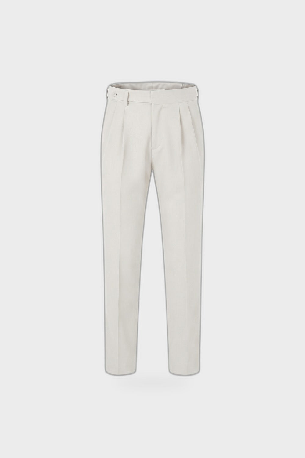 Herren Schmale Anzughose | Slim Fit — Beige — Produktansicht