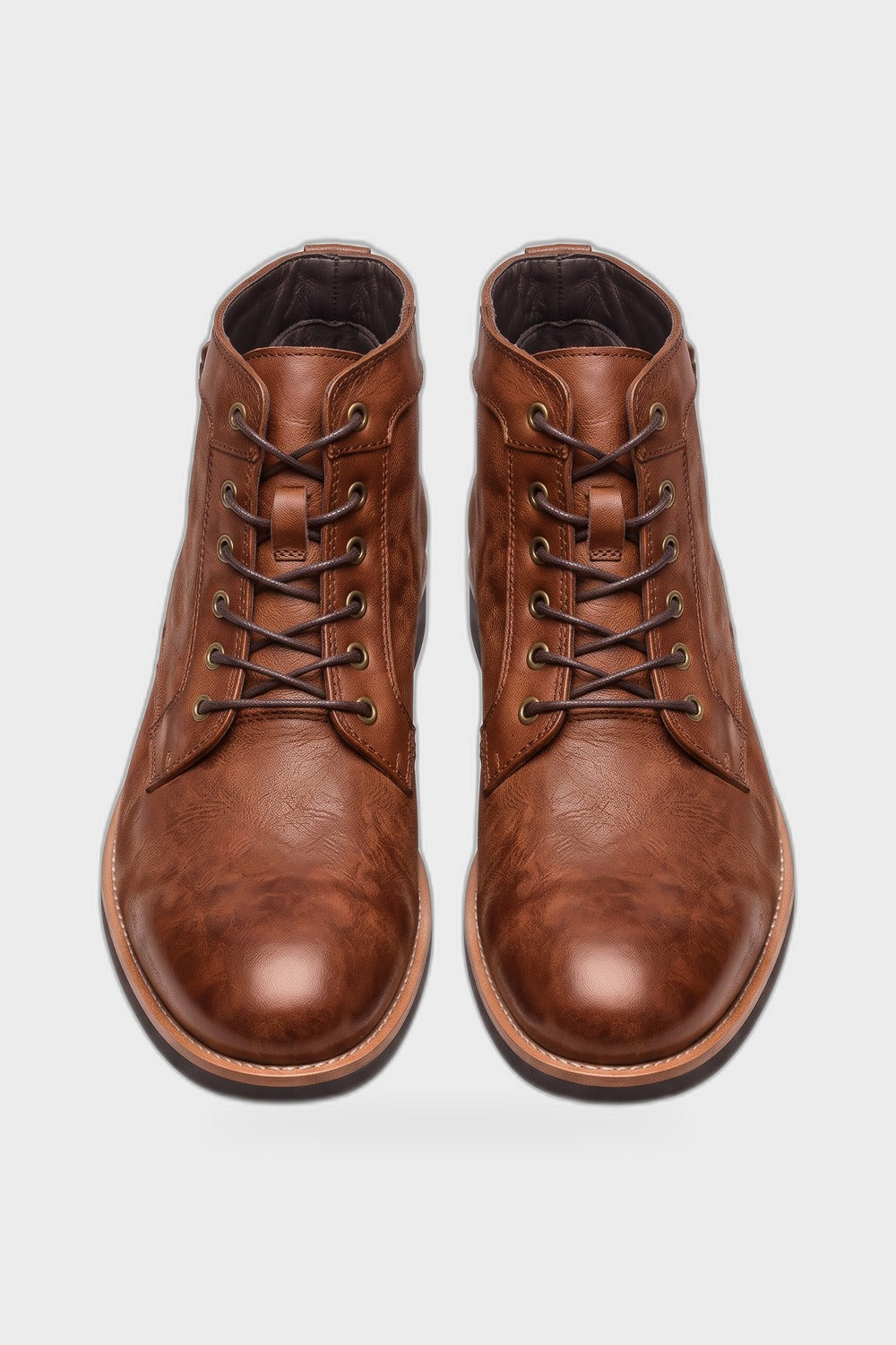 Herren Schnürstiefel | Vintage-Casual — Braun — Produktansicht