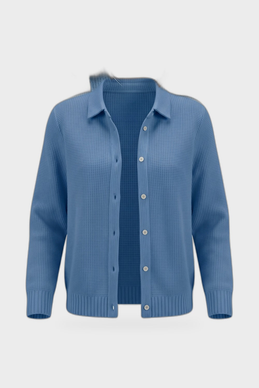 Damen Strickjacke | Lockere Passform — Dunkelblau — Produktansicht