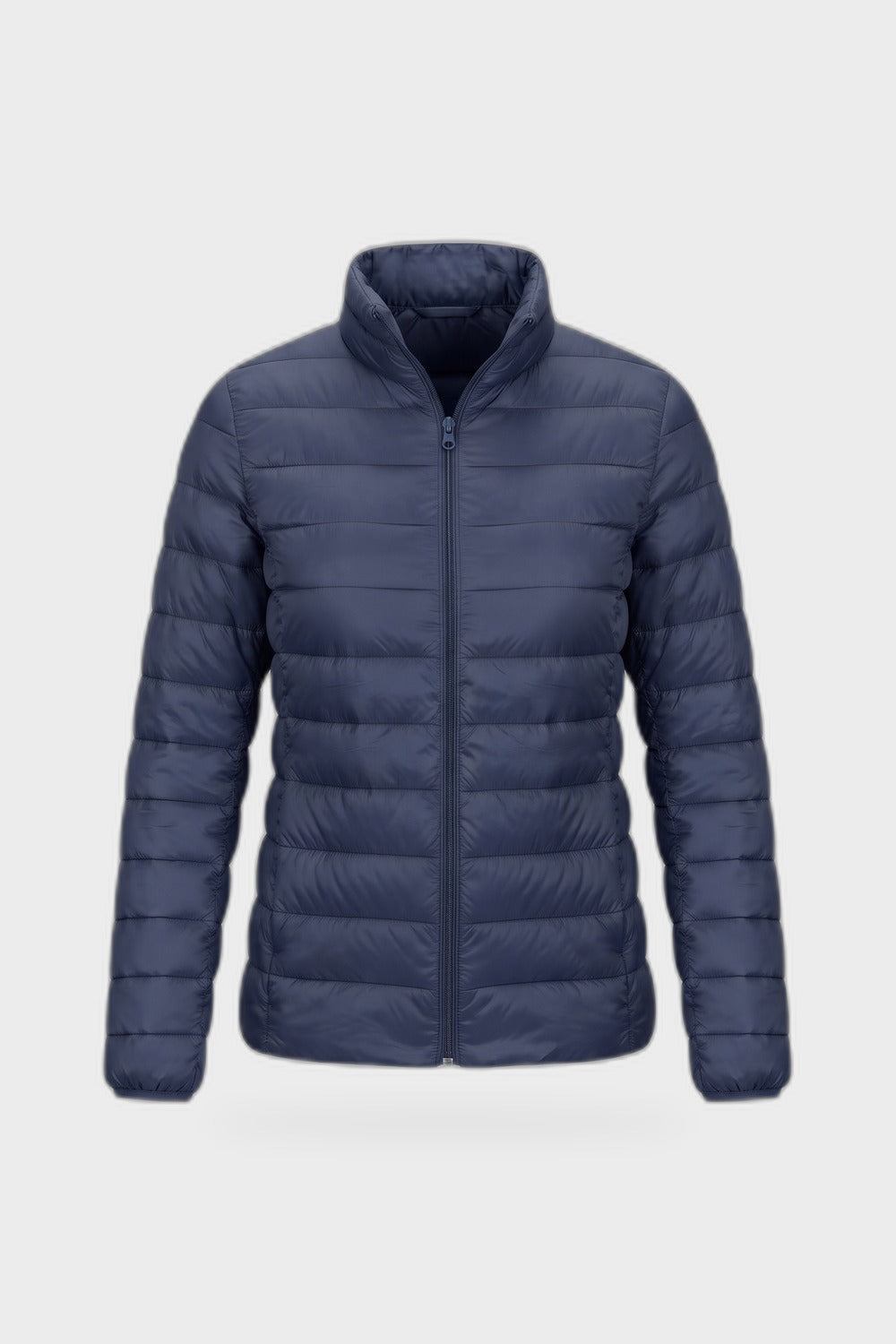 Damen Steppjacke | Schmale Passform — Dunkelblau — Produktansicht