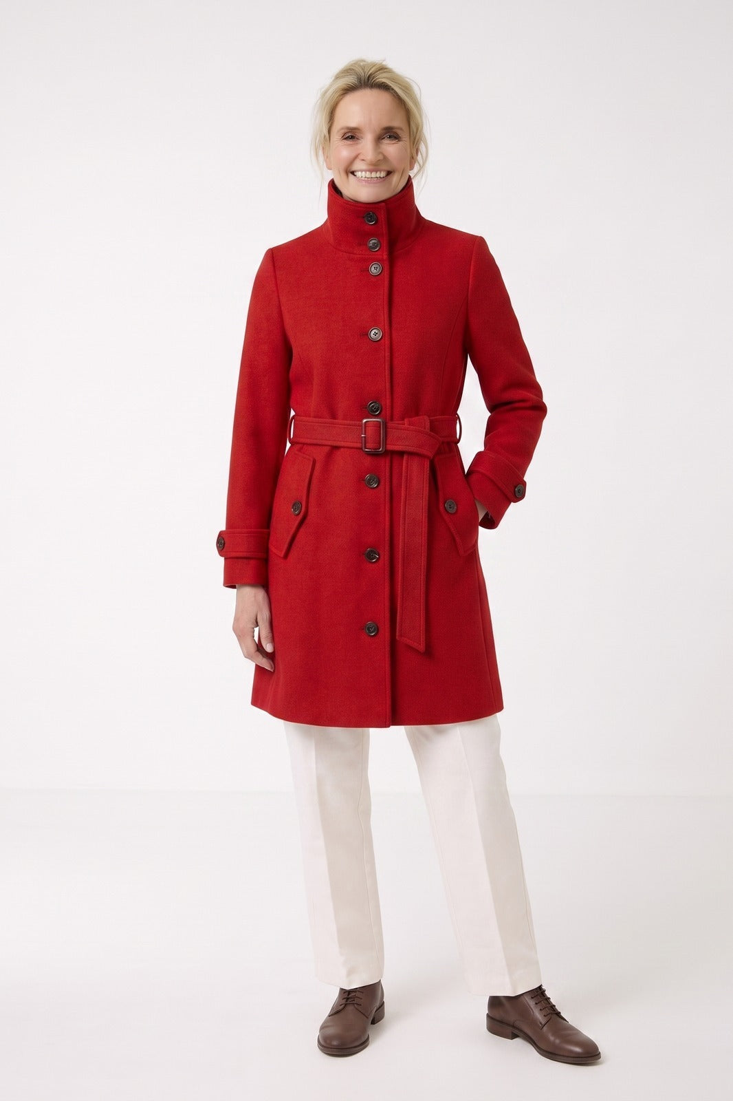 Damen Taillierter Mantel | A-Linie