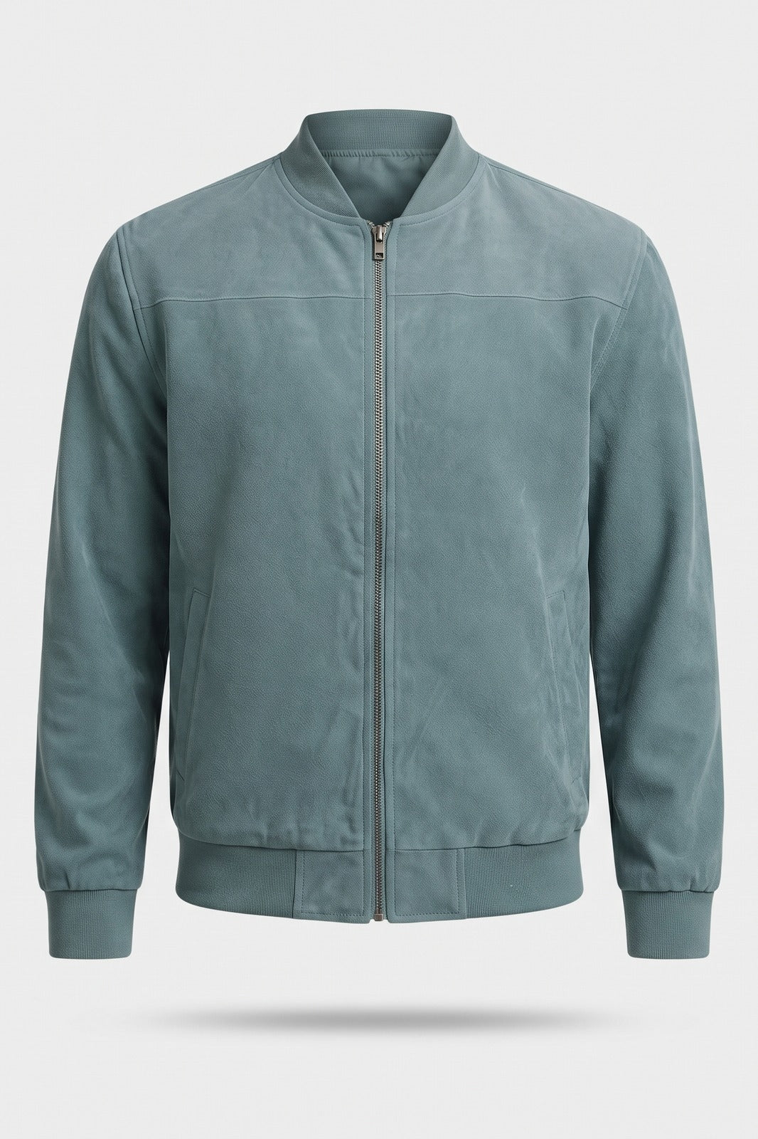 Herren Bomberjacke | Stehkragen — Mint — Packshot