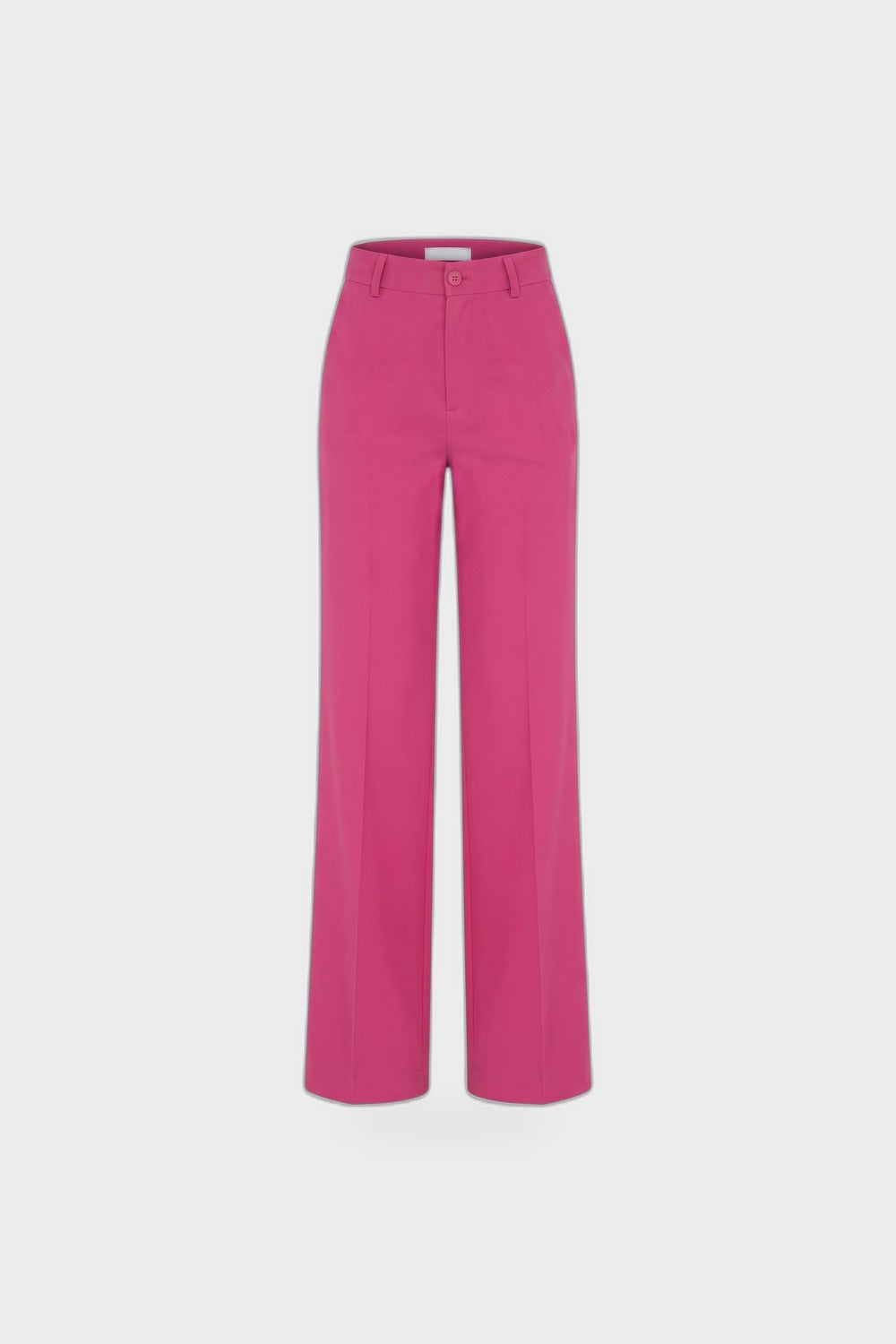 Damen Elegante Stoffhose | Gerades Bein — Rosa — Produktansicht