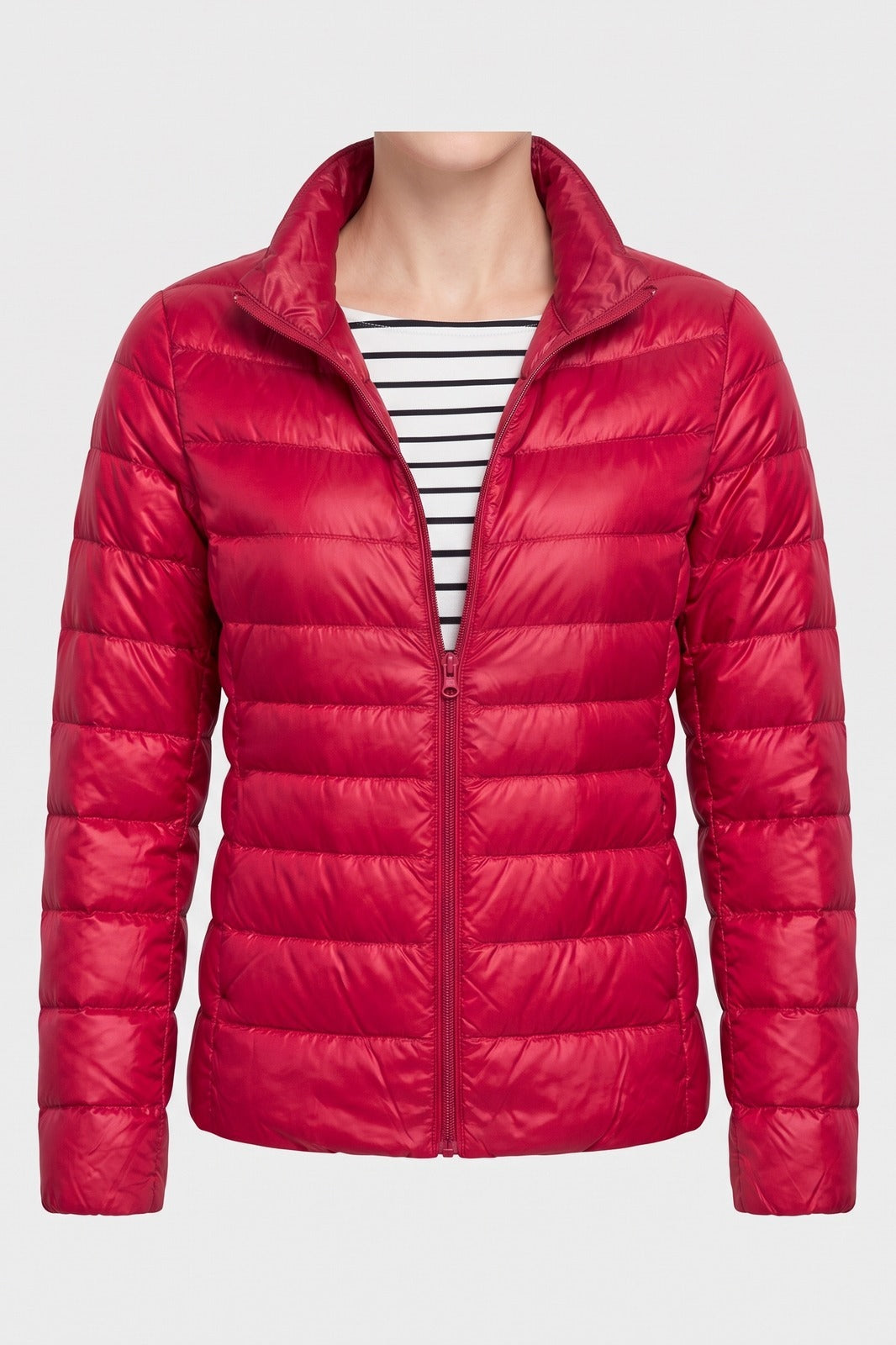 Damen Steppjacke | Schmale Passform — Rot — Packshot