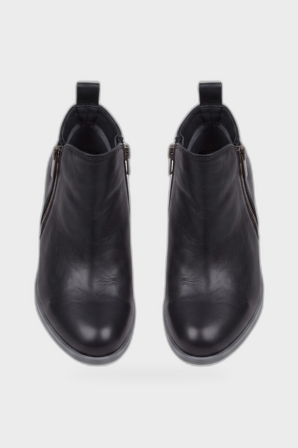 Damen Ankle Boots | Blockabsatz — Schwarz — Produktansicht