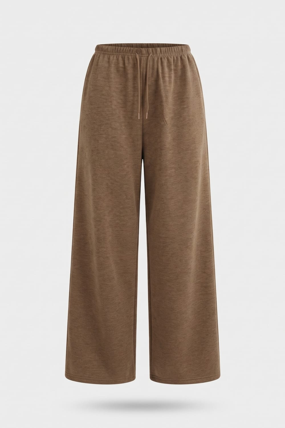 Damen Weite Jogginghose | Kordelzug Bund — Dunkelbraun — Produktansicht