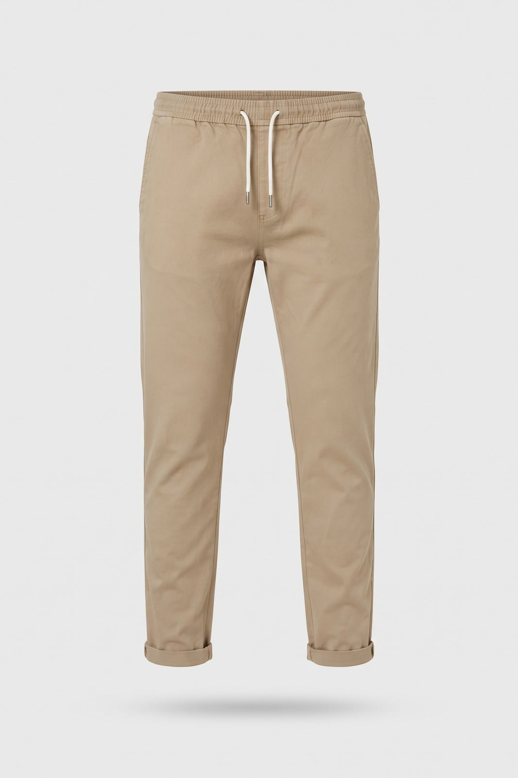 Herren Jogginghose im Chino-Stil | Tapered — Beige — Packshot