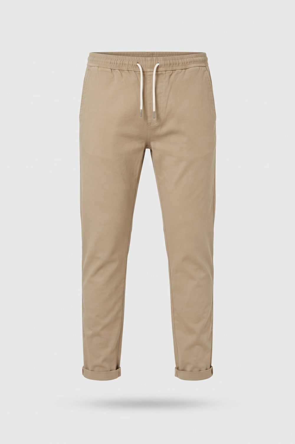 Herren Jogginghose im Chino-Stil | Tapered — Beige — Produktansicht