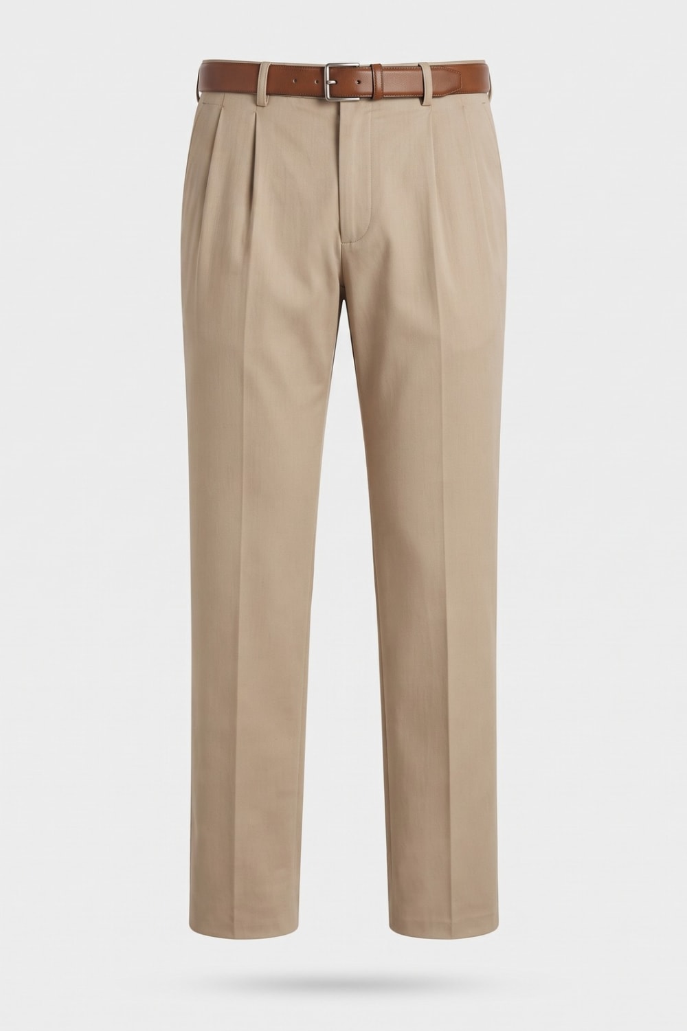 Herren Businessbroek | Moderne Passform — Beige — Produktansicht