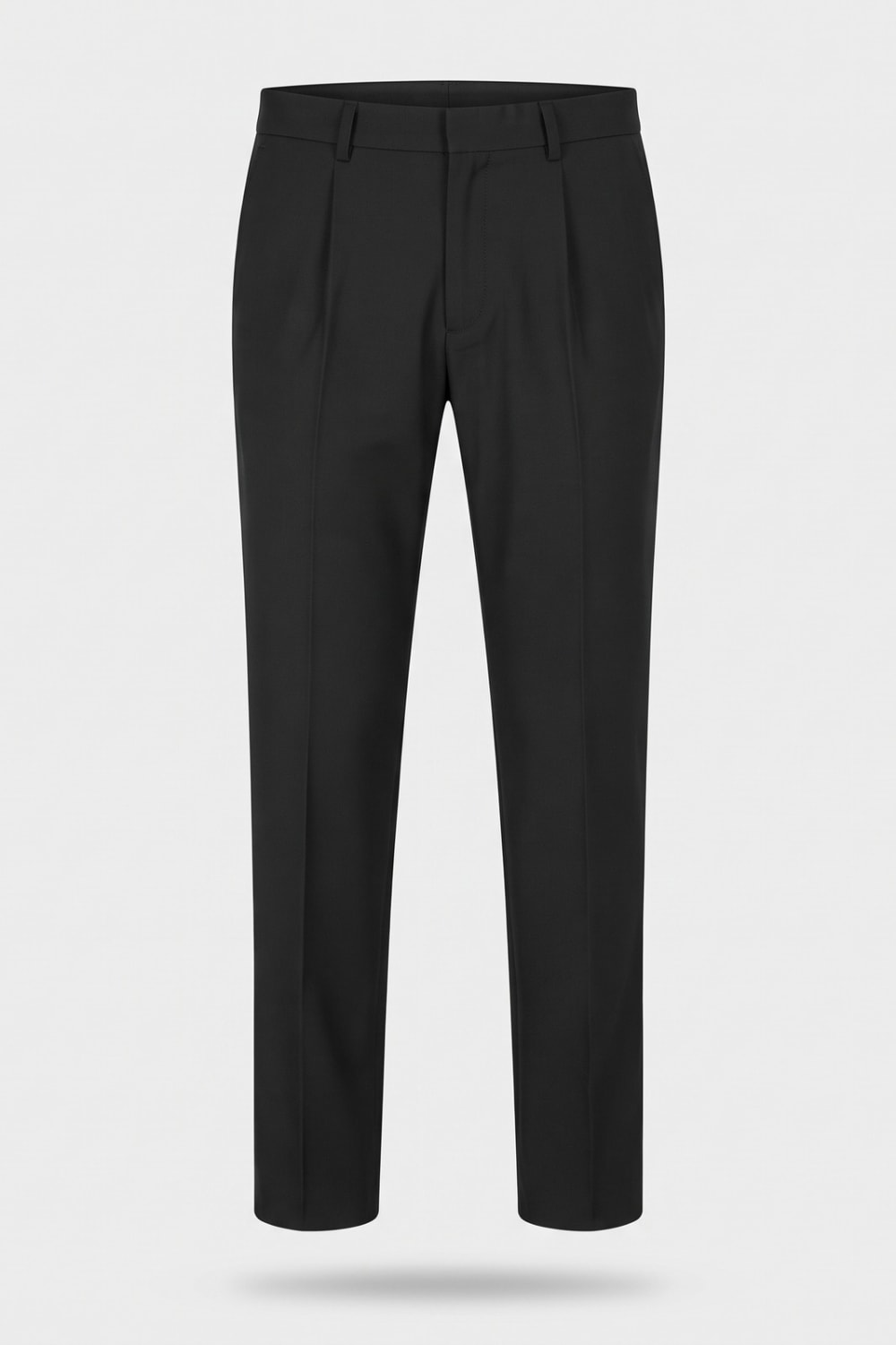 Herren Businessbroek | Moderne Passform — Schwarz — Produktansicht