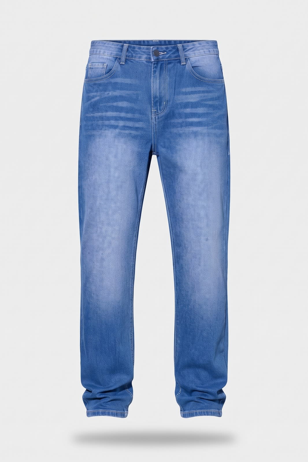 Herren Baggy Jeans | Gerades Bein — Blau — Packshot