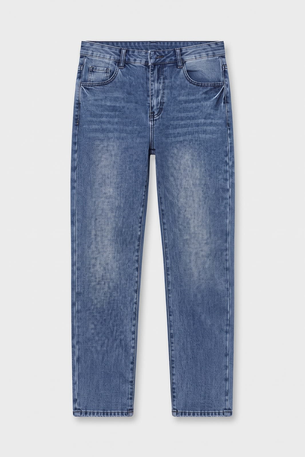 Herren Baggy Jeans | Gerades Bein — Dunkelblau — Packshot