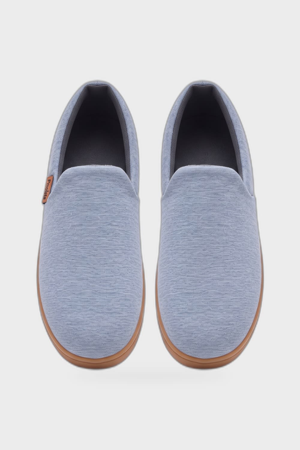 Unisex Gemusterter Hausschuh | Zuglasche — Blau — Produktansicht