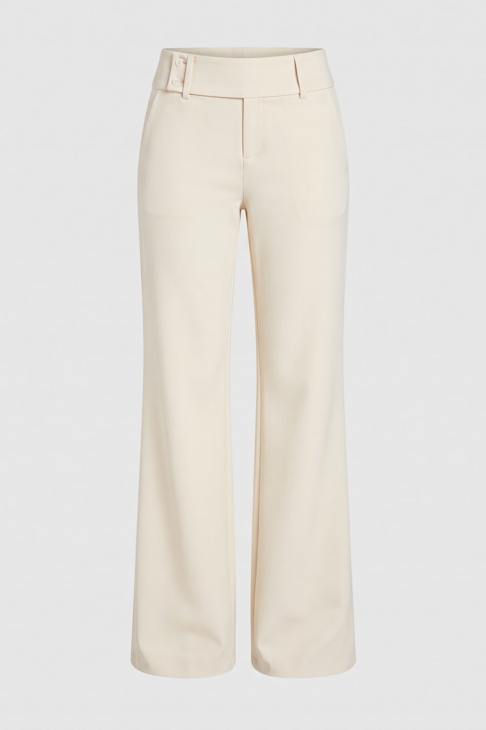 Damen Elegante Anzughose | Flare-Bein — Beige — Produktansicht