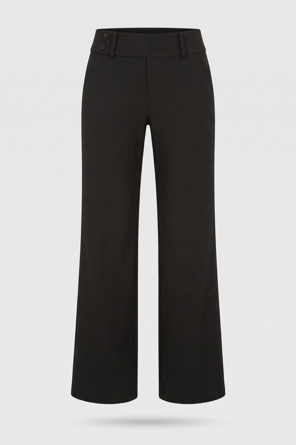 Damen Elegante Anzughose | Flare-Bein — Schwarz — Produktansicht