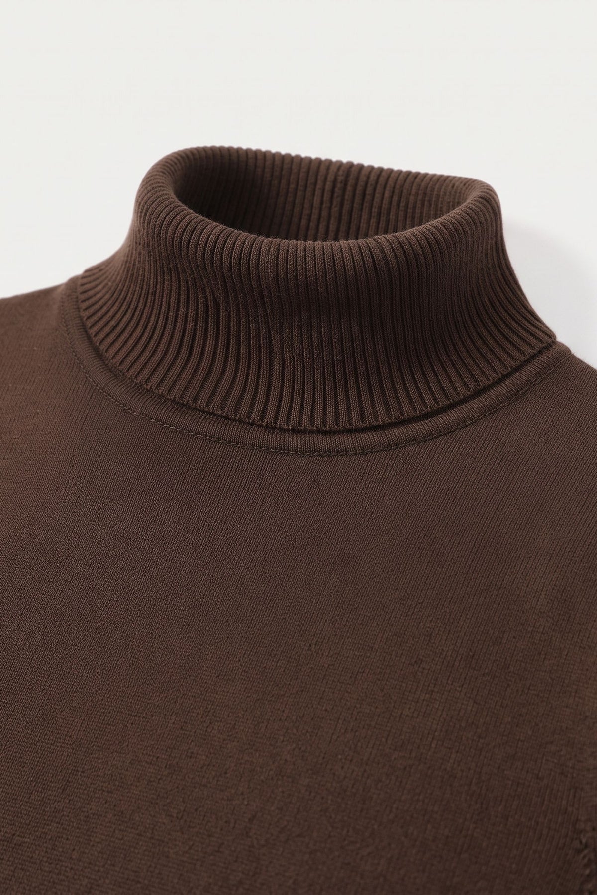 Herren Rollkragenpullover mit geripptem Rollkragen und engem Schnitt – 2