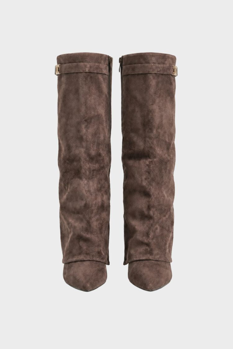 Damen Hohe Stiefel | Spitz zulaufende Form & Absatz
