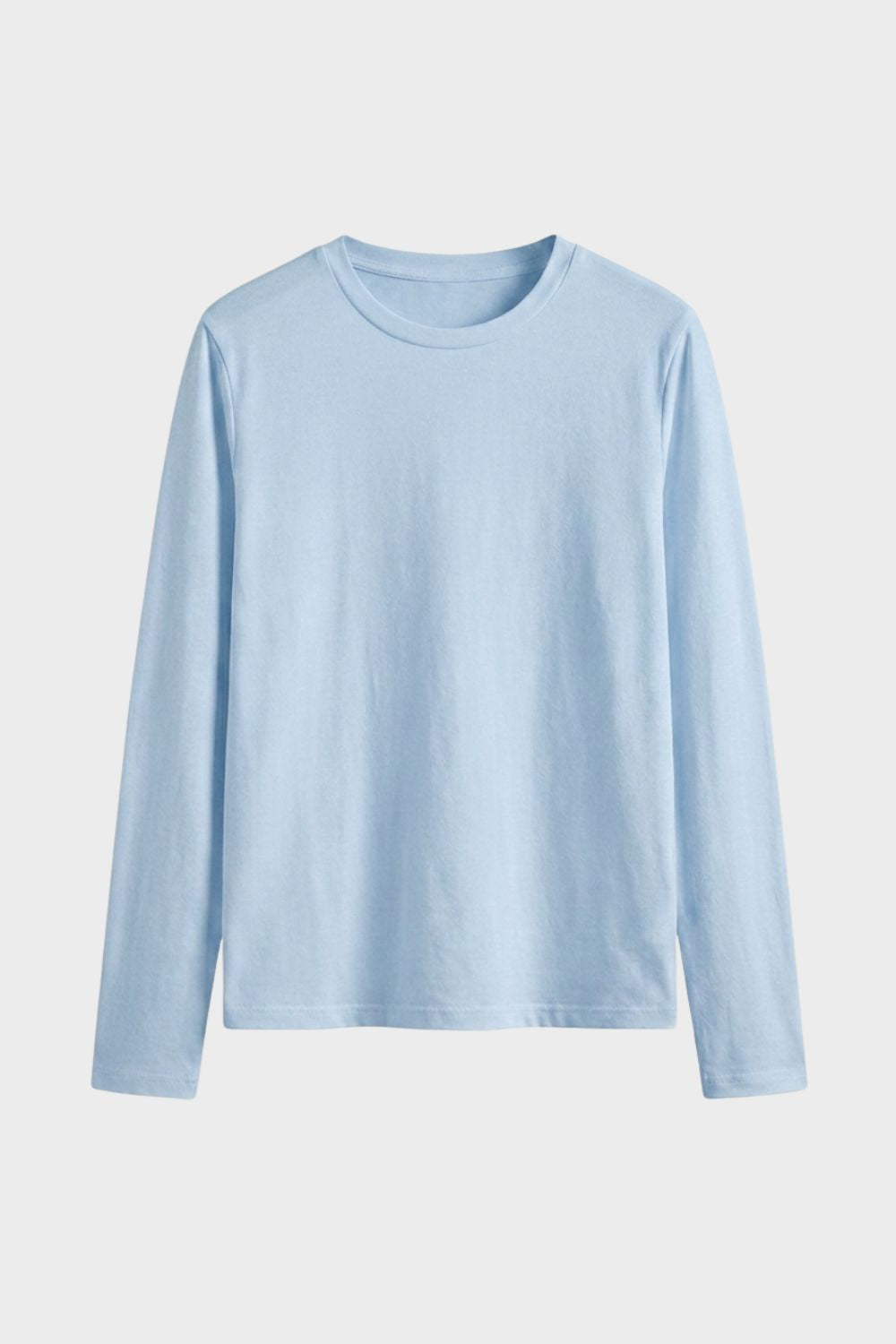 Damen Langarmshirt mit rundem Ausschnitt und langen Ärmeln