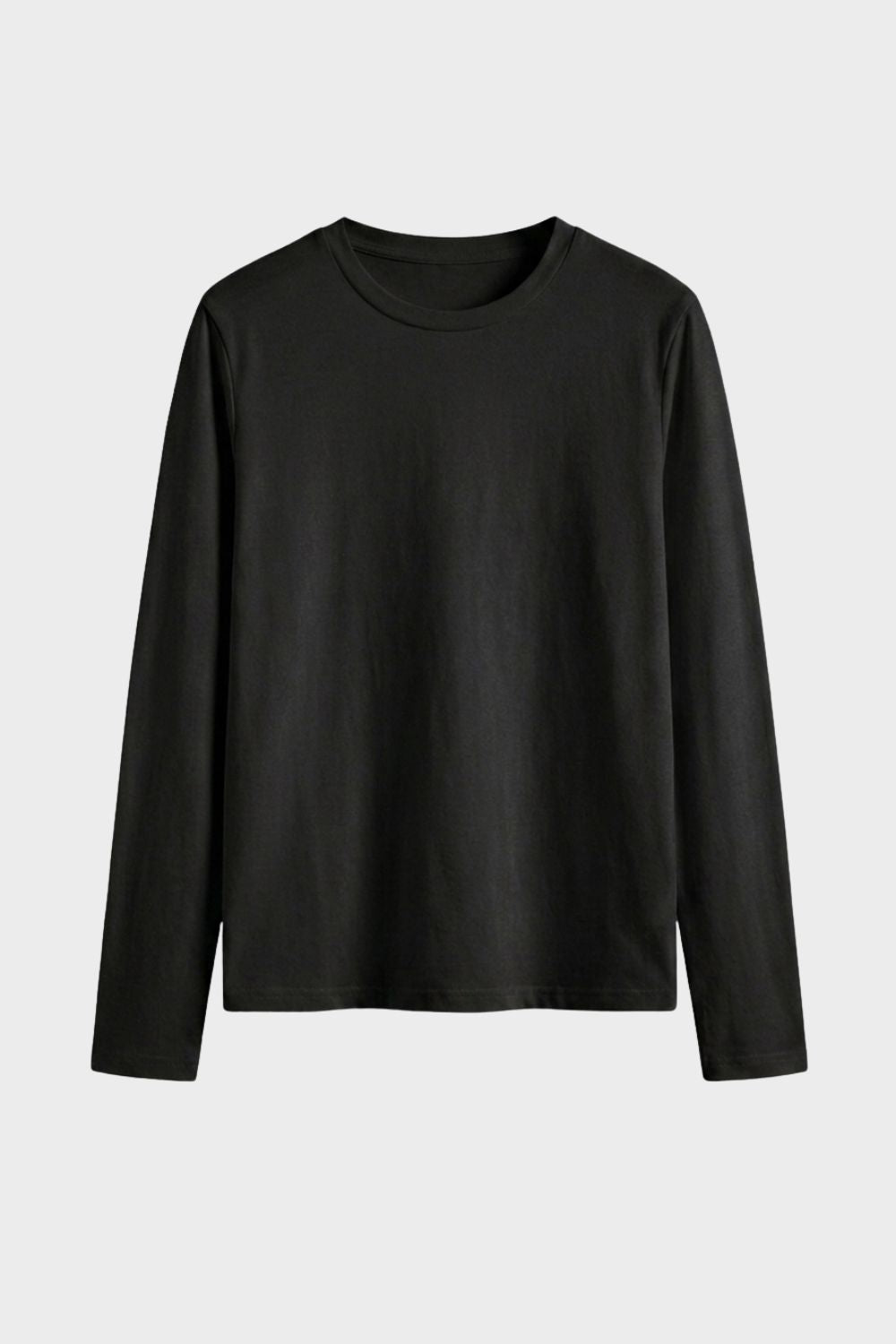 Damen Langarmshirt mit rundem Ausschnitt und langen Ärmeln – 5