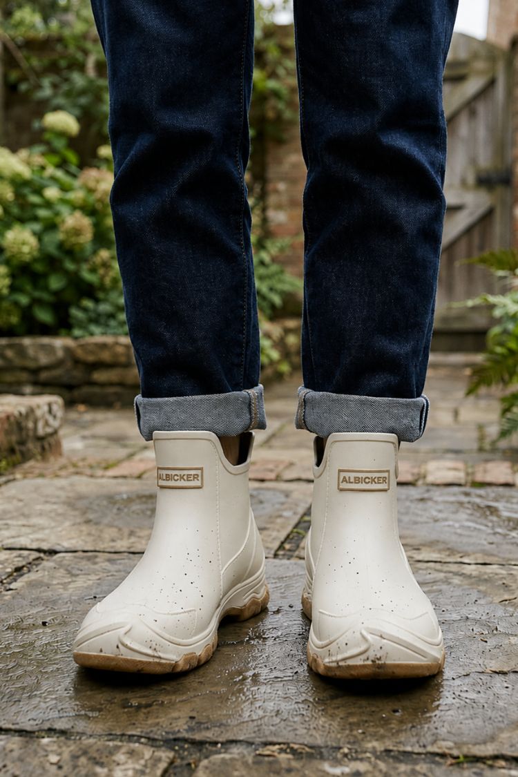Herren Chelsea-Boot mit runder Zehenkappe und Profilsohle – 8