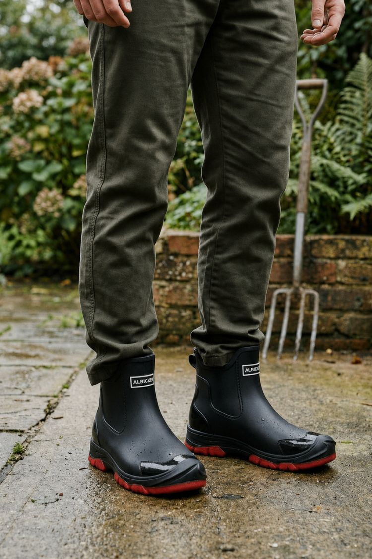 Herren Chelsea-Boot mit runder Zehenkappe und Profilsohle – 4