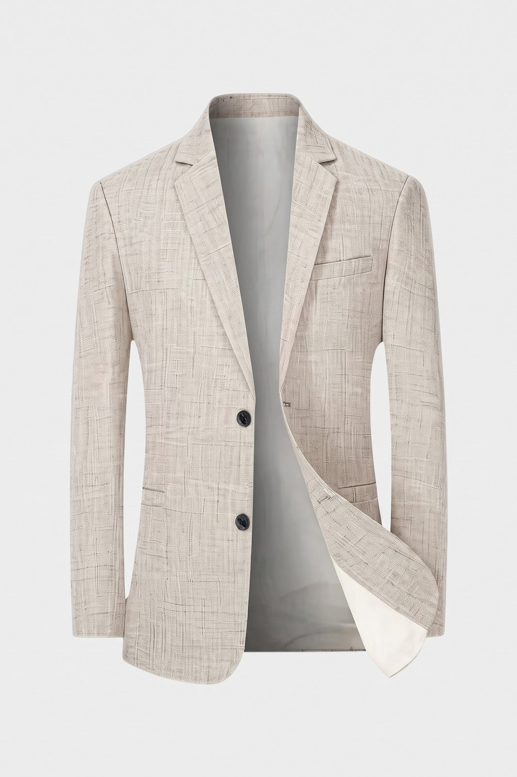 Herren Klassisches Sakko | Zweiknopf — Beige — Packshot