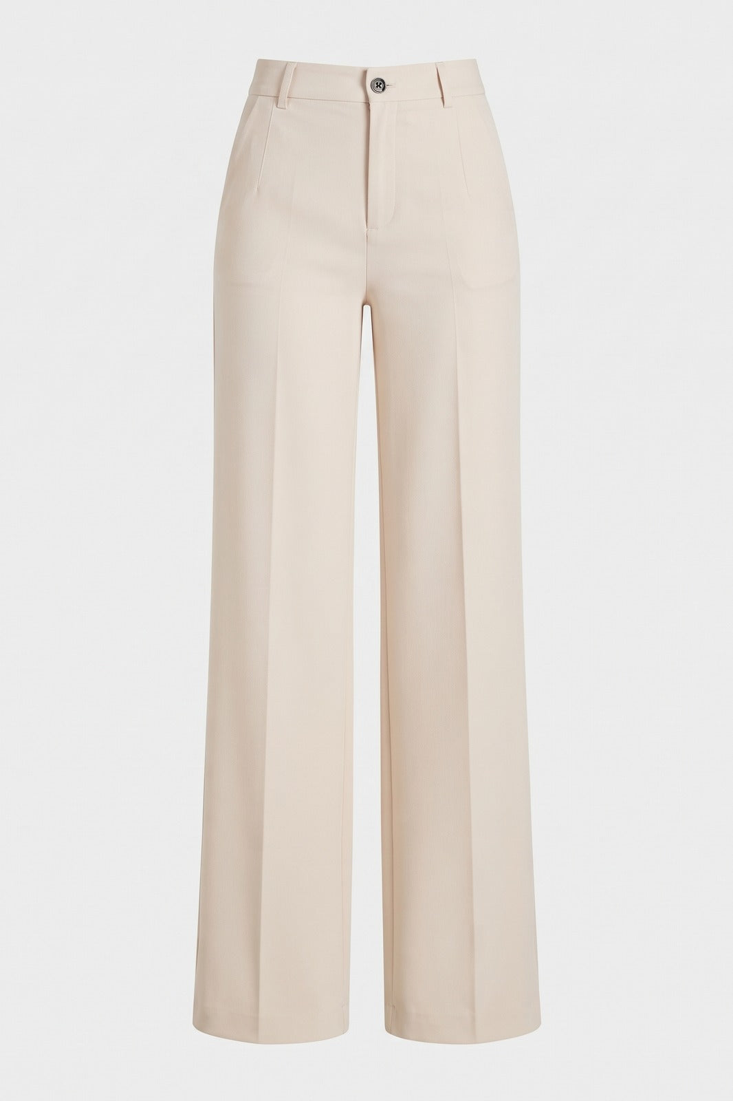 Damen Elegante Stoffhose | Gerades Bein — Beige — Packshot