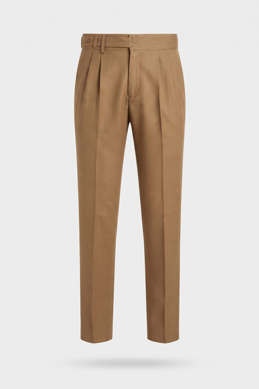 Herren Schmale Anzughose | Slim Fit — Braun — Packshot