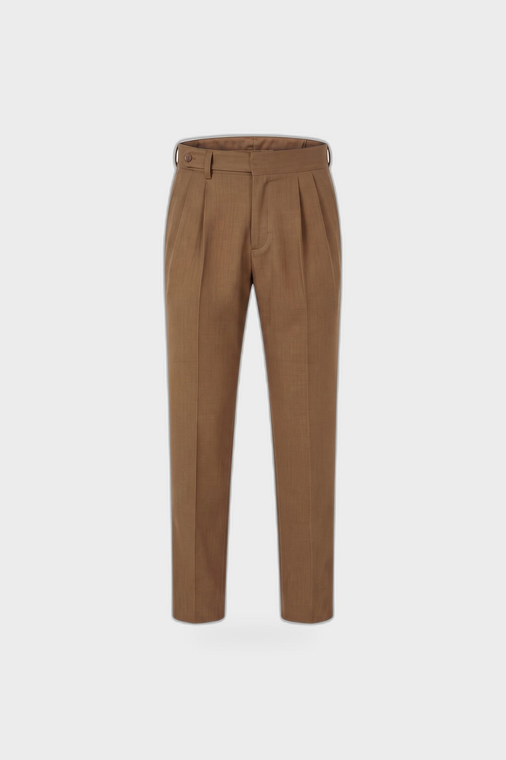 Herren Schmale Anzughose | Slim Fit — Braun — Produktansicht