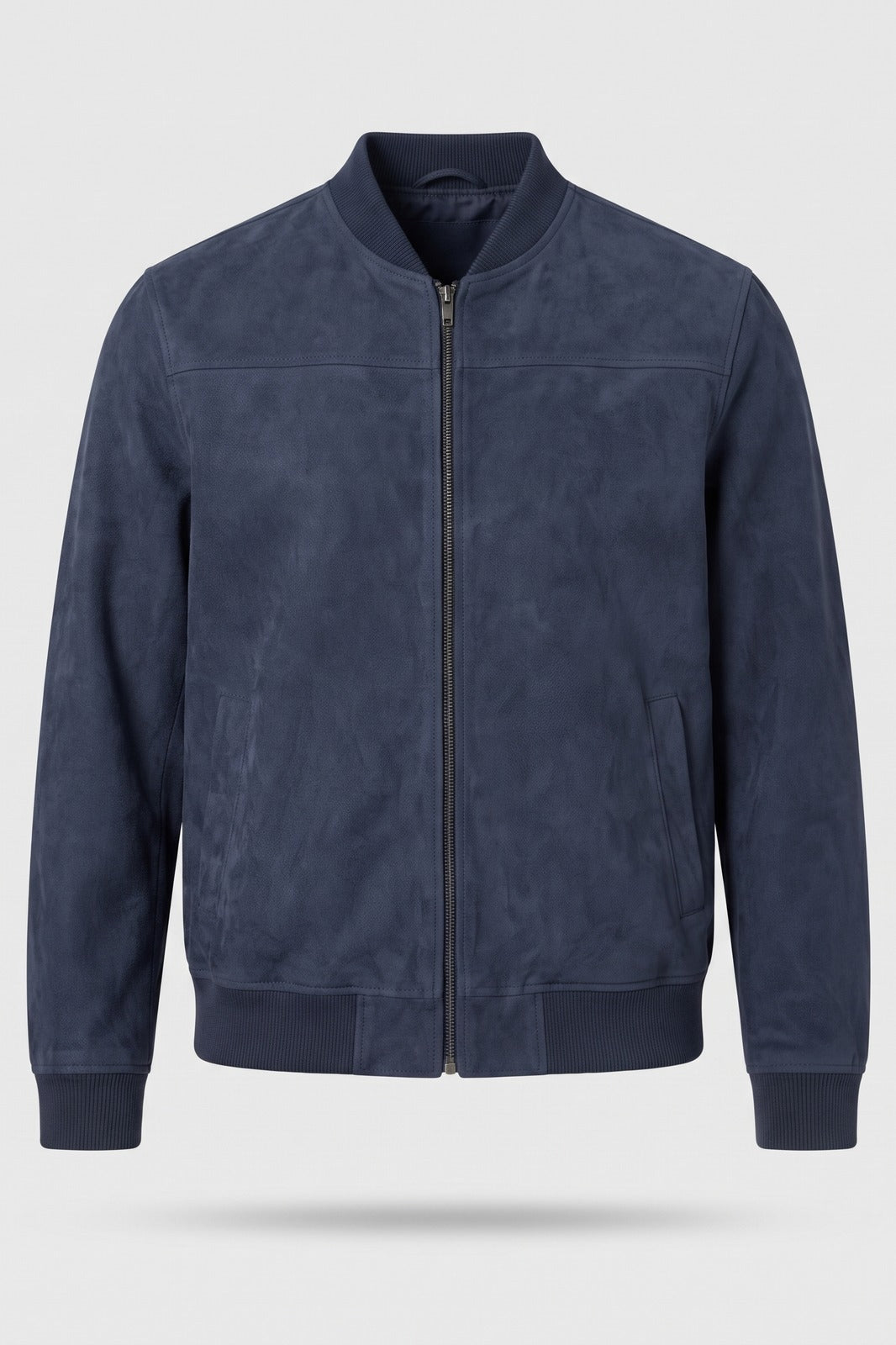 Herren Bomberjacke | Stehkragen — Dunkelblau — Packshot