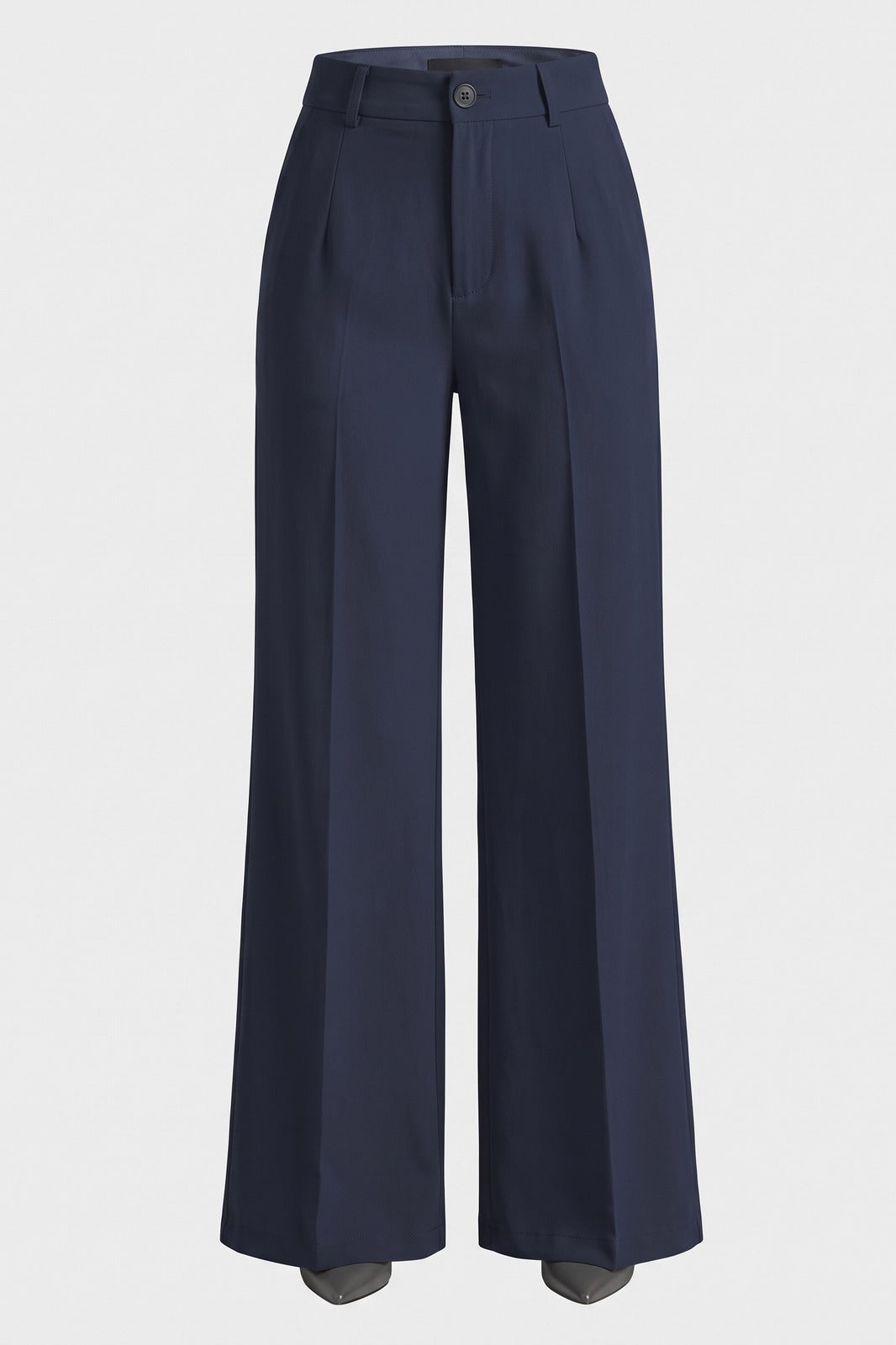 Damen Anzughose High Waist | Gerades Bein — Dunkelblau — Packshot