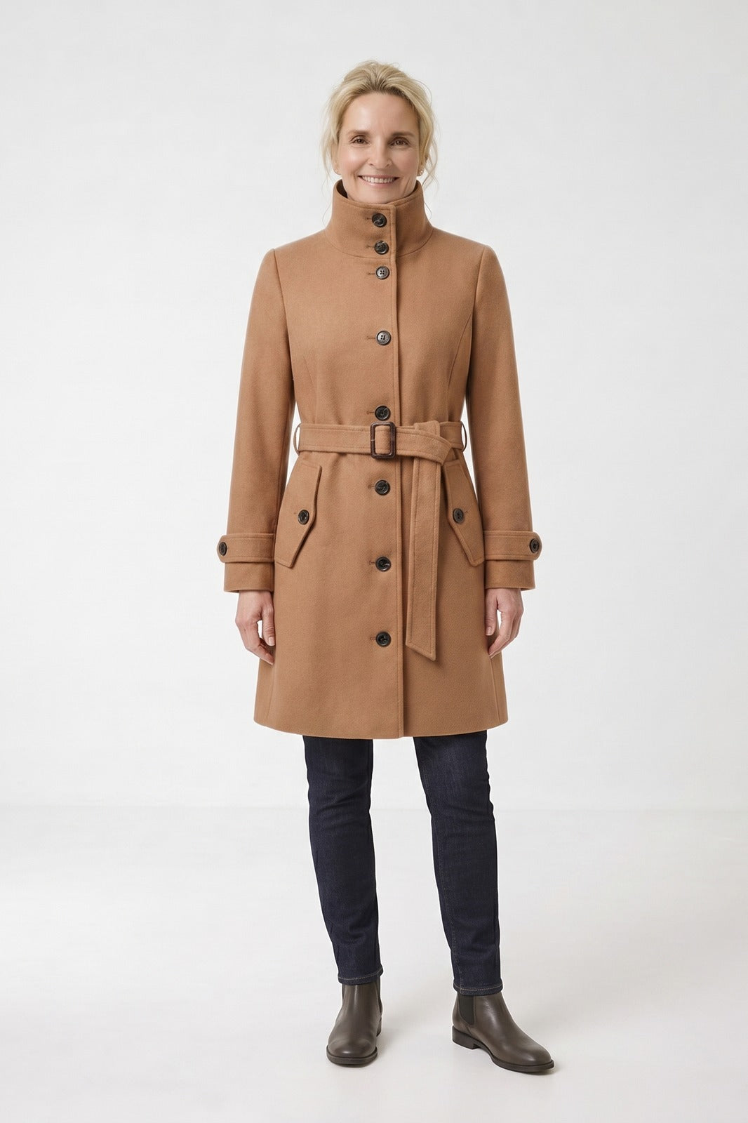 Damen Taillierter Mantel | A-Linie