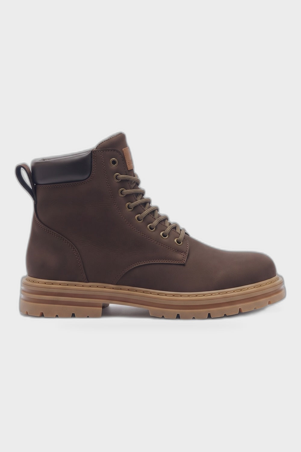 Herren Arbeitsstiefel | Profilsohle — Grün — Produktansicht