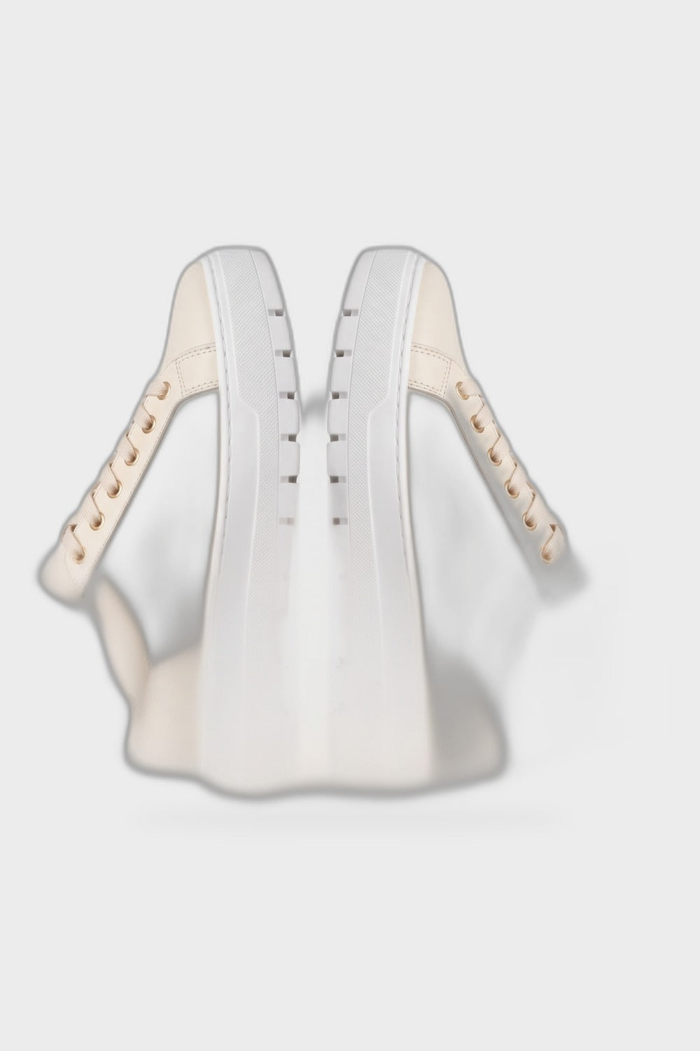 Damen Plateau-Sneaker | Schnürung — Hellblau — Produktansicht