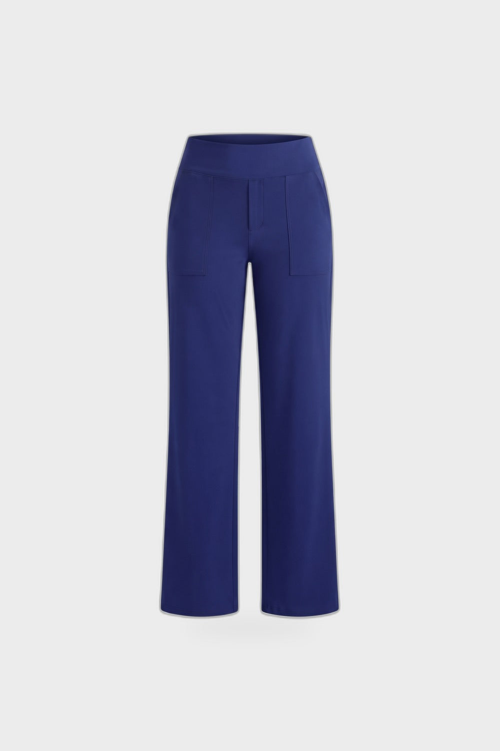 Damen Stretchhose | Hoher Bund — Königsblau — Produktansicht