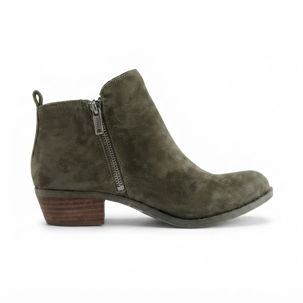 Damen Ankle Boots mit rundem Zehenbereich und seitlichem Reissverschluss – 7