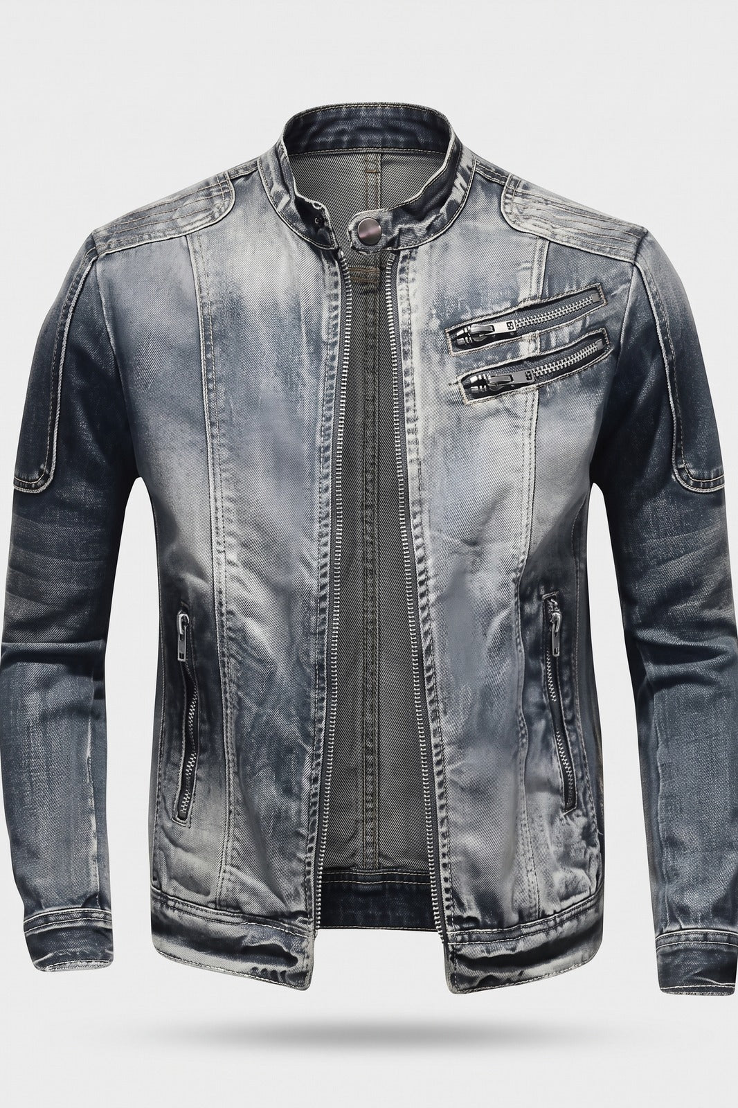 Herren Bikerjacke | Getailliert — Packshot