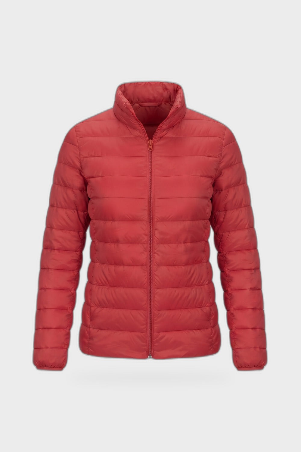 Damen Steppjacke | Schmale Passform — Orange — Produktansicht